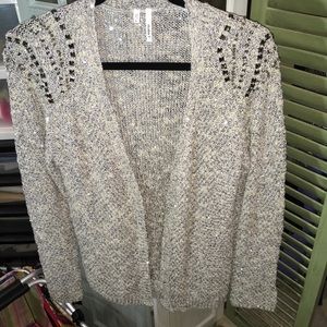 Women’s Large sparkling knit sweater